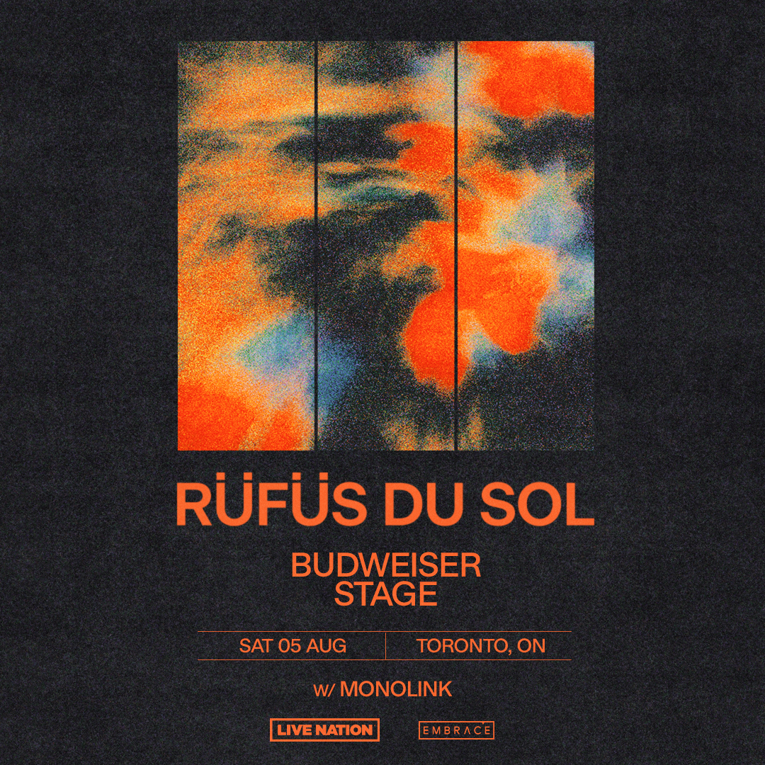 Rufus Du Sol Budweiser Stage at Budweiser Stage on 30 Jul 2025.