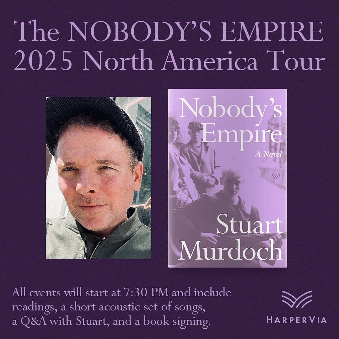 Stuart Murdoch: Nobody’s Empire Book Tour Great Hall at Great Hall on 03 Feb 2025.