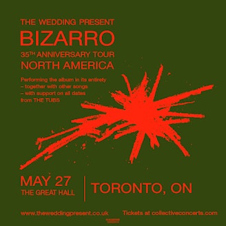 The Wedding Present Great Hall at Great Hall on 27 May 2025.